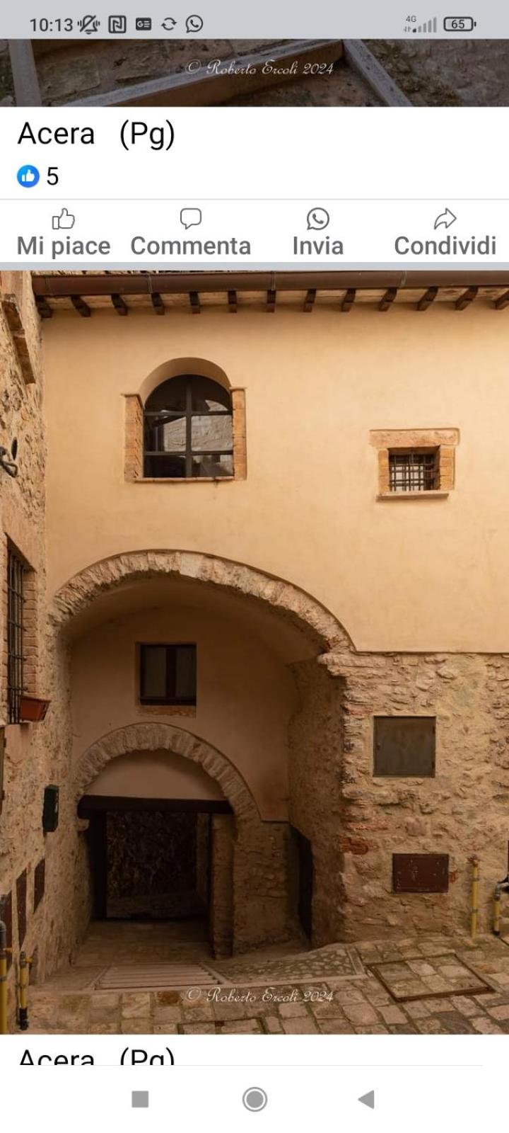 Ferienwohnung La Mia Acera Exterior foto